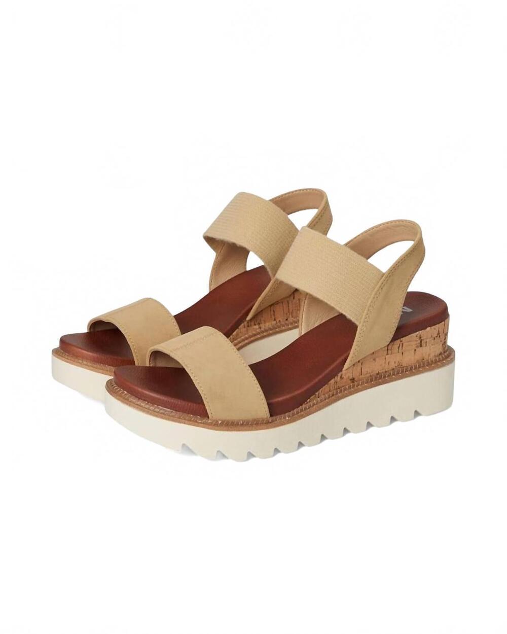 NEW MIA SHOES women's olany sandal in beige